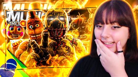 REACT Rap Do Five Nights At Freddy S Parte 1 QUEIME SEUS