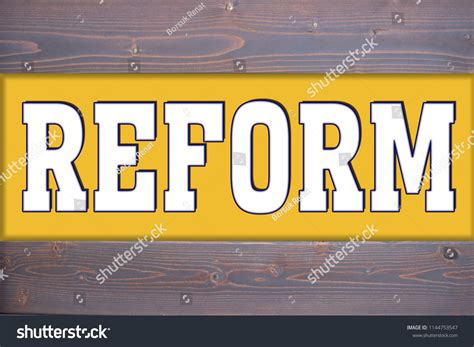 Reform Logo On Wall Texture Stock Photo 1144753547 Shutterstock