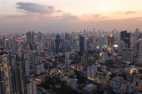 Aerial Photography of Cityscape during Nighttime · Free Stock Photo