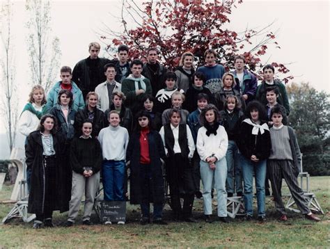 Photo de classe 1 ère G de 1989 Lycée Jean Moulin Copains d avant