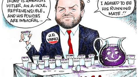 Who Is Jd Vance Trump Vice President Pick In Cartoons