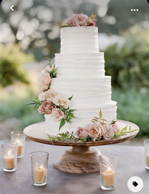 4 Tier Textured Buttercream Cake Wedding Cakes With Flowers Textured