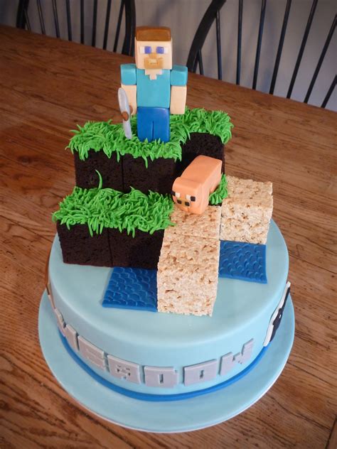 Minecraft Themed Cake