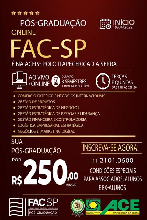 Fac Sp Associa O Comercial E Empresarial De Itapecerica Da Serra