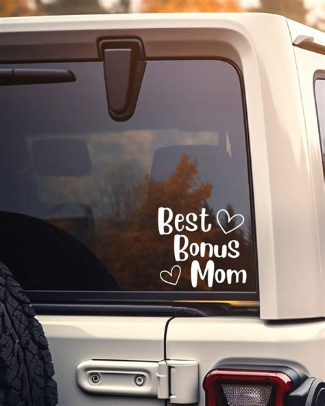 Best Bonus Mom Decal Waterproof Etsy