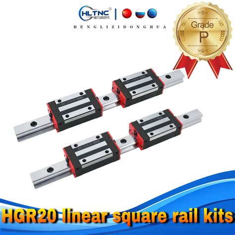 Cnc Guide Pcs Hgr Linear Guide Square Rail Mm Mm Pcs Slides