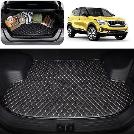 Vahan Expo D Luxury Car Trunk Mat Dicky Boot Mat Suitable For Seltos