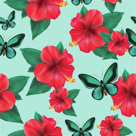 Hawaiian Flower Clipart Polar Vectors