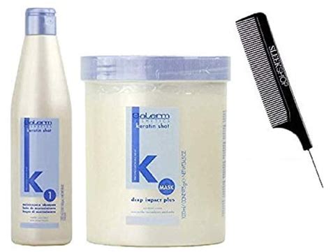 Salerm Keratin Shot Maintenance Shampoo Deep Impact Plus Conditioner