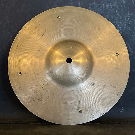 VINTAGE 1930s 1950s Zilco 10 Splash Cymbal W 4 Rivets Reverb