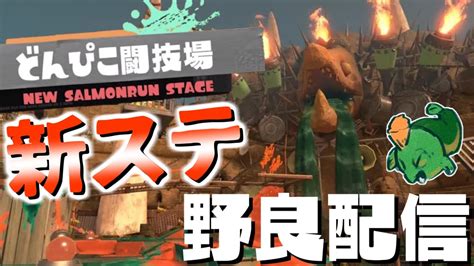 【新ステ】どんぴこ闘技場！！開幕から初見で野良カンスト目指す！新ブキ『ガエンff』も 【サーモンランnw：スプラトゥーン3】 Youtube