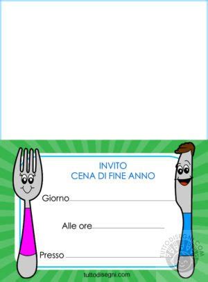 Inviti Cena Di Fine Anno Scolastico Tuttodisegni