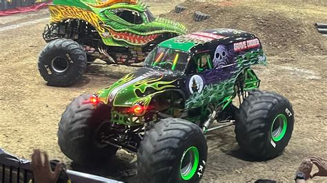 Monster Jam Hidalgo Tx Grave Digger Freestyle 2024 YouTube