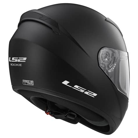 Casco Integral Ls Ff Single Mono Negro Mate Talle L