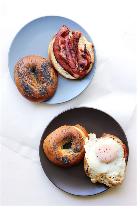 Bacon Egg And Cheese Bagels {street Food Monday} The Sugar Hit