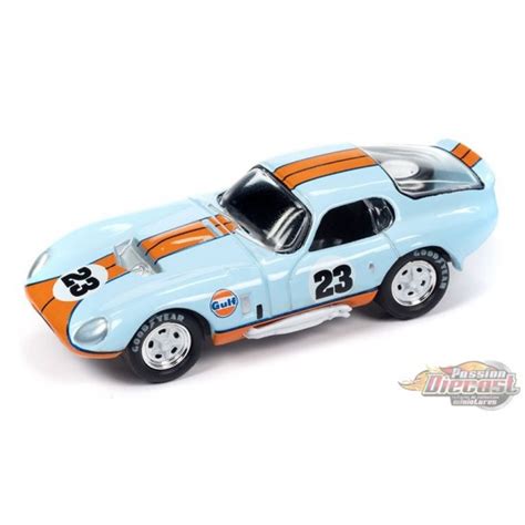 Shelby Daytona Gulf In Light Gulf Blue With Orange Stripes