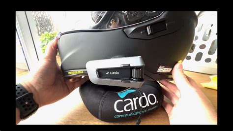 Attaching A Cardo Packtalk Edge Or Bold To A Shoei GT Air 2 Or Neotec