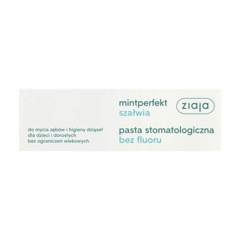 Ziaja MP Pasta do zębów z szałwią bez fluoru 75 ml | Apteka Moderna