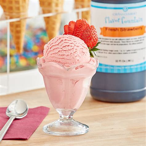 Lorann Fresh Strawberry Flavor Fountain Syrup 32 Fl Oz