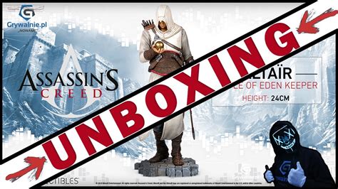 Assassins Creed Altair Apple Of Eden Keeper Statue Figurka Unboxing [pl] [grywalnie Pl