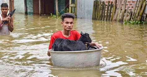 North East Rains Toll Due To Floods And Landslides In Assam Rises To 63