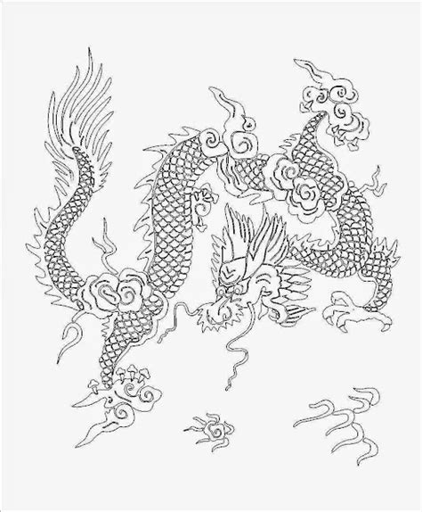 Ancient Chinese Dragons Drawings