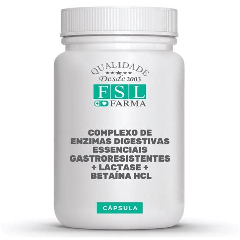 Complexo De Enzimas Digestivas Essenciais Gastroresistentes Lactase