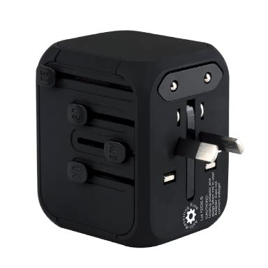 Adattatore Universale Da Viaggio Con Porte Usb