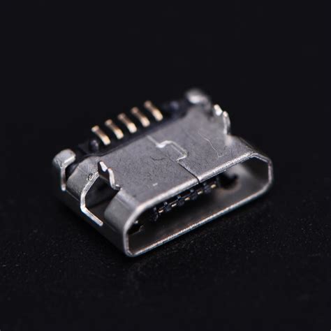 Cheap 10pcs Micro Usb 5pin B Type Female Connector For Connector 5 Pin Charging Socket