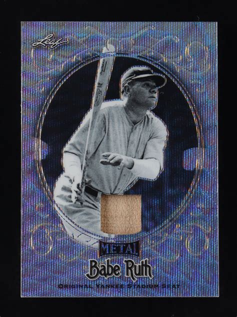 Babe Ruth 2019 Leaf Metal Babe Ruth Collection Yankee Stadium Seats