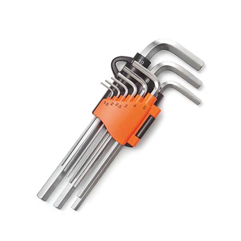 Normal Hex Key Set Long Extra Long Sergia Taiwan Hand Tools