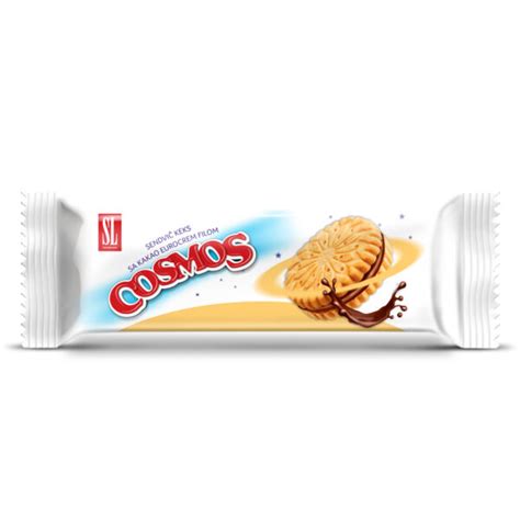 Cosmos sendvič keks kakao fil 180g Swisslion Takovo