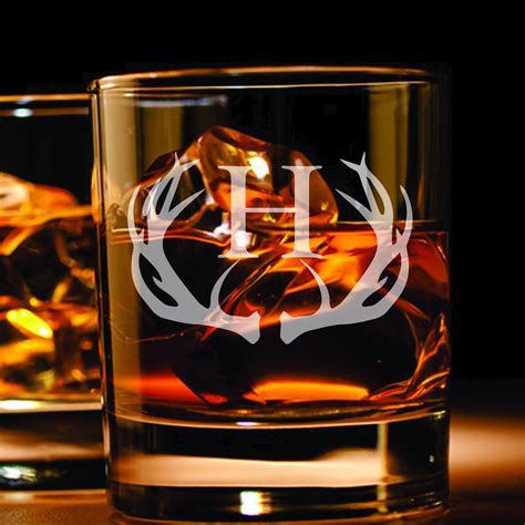 Custom Whiskey Glass Set Of 5 Personalized Bourbon And Scotch Etsy