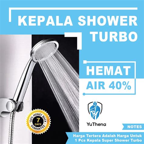 Jual Kepala Shower Kamar Mandi Turbo Hand Shower Tekanan Tinggi Head