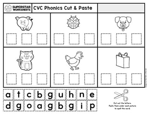 Kindergarten Phonics Worksheets Superstar Worksheets Worksheets Library