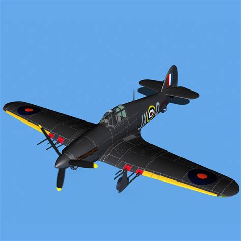 Hawker Hurricane Mkii V12 Model Turbosquid 1922432