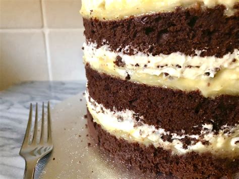 Dark Chocolate Lemon Layer Cake Maverick Baking