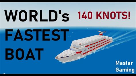 Worlds Fastest Boat Roblox Cruise Ship Tycoon My First Video