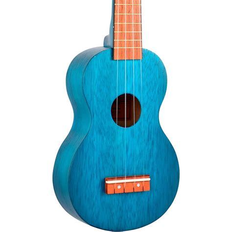 Mahalo Kahiko Series Mk Soprano Ukulele Transparent Blue Walmart