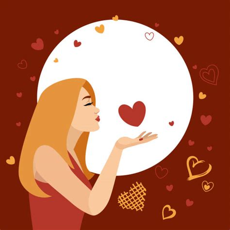 900 Blowing Kiss Stock Illustrations Royalty Free Vector Graphics