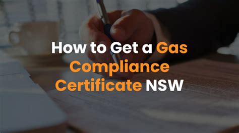 How To Get A Gas Compliance Certificate Nsw