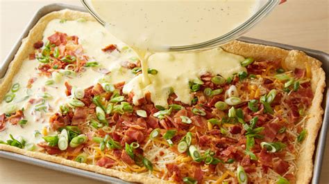 Bacon Cheddar Slab Quiche Recipe Pillsbury