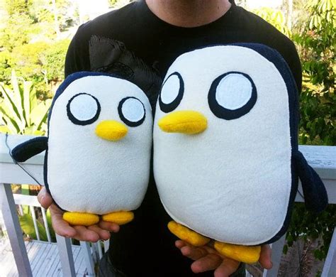 Small size Gunter the Penguin plush toy from show Adventure Time 10x7 inches Gunther the most ...