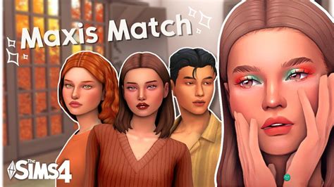 Sims 4 Must Have MAXIS MATCH Eyebrows Lashes And Make Up WITH