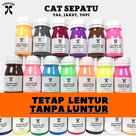 Jual Cat Sepatu Repaint Tas Leather Dan Pabric Paint Acrylic Kanvas Cat