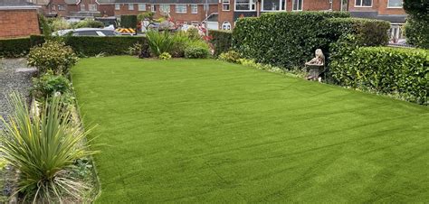 Domestic Client Artificial Grass Lawn Installation Stoke On Trent