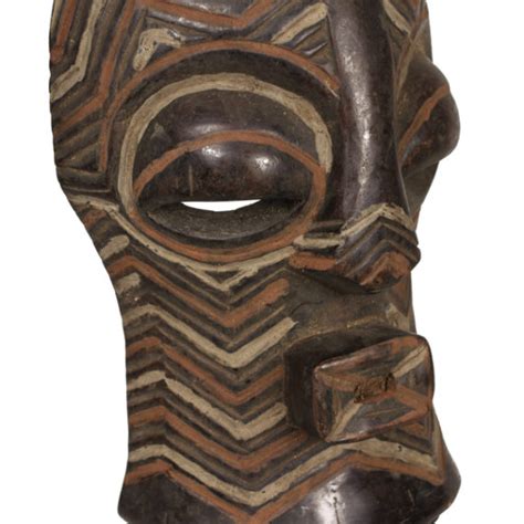 Female Mask Wood Kifwebe Songye Congo Drc Asian African Art