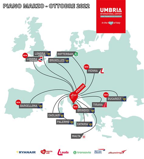 Umbria International Airport Updates Routes Plan Le Torri Di