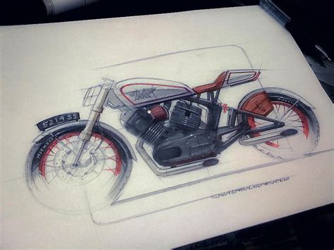 Shane Paul Sumampouw Sketches Bike Sketch Motorbike Design