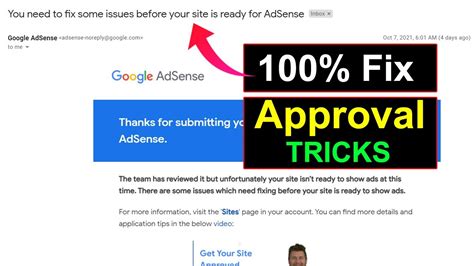 You Need To Fix Some Issues Before Your Site Is Ready For Adsense